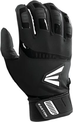 New Easton Walk-Off Youth Baseball Batting Glove Black/Black X-Large