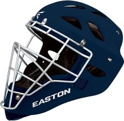 New Easton A165168 Rival Catcher's Helmet Adult Large 7 1/8 - 7 7/8 Navy/Silver
