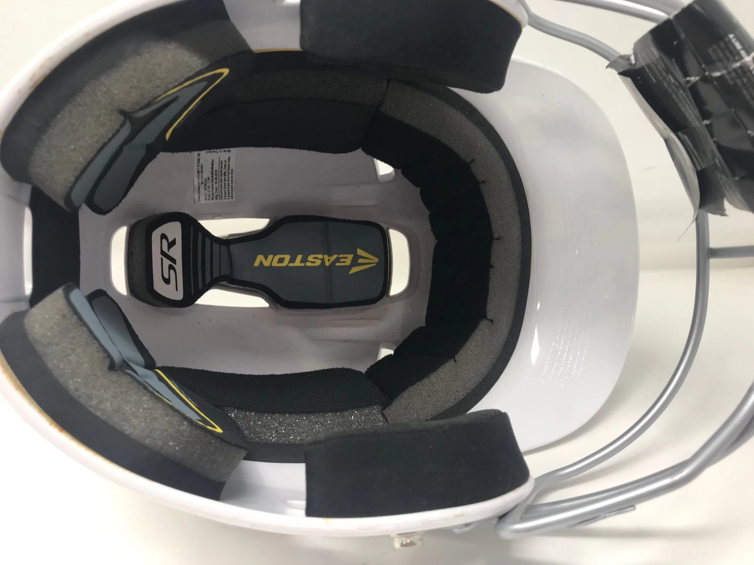 New Other Easton Z5 2 Tone Senior Fastpitch Batting Helmet W/Mask 6 7/8 7 5/8 Wht/Nvy - Image 5