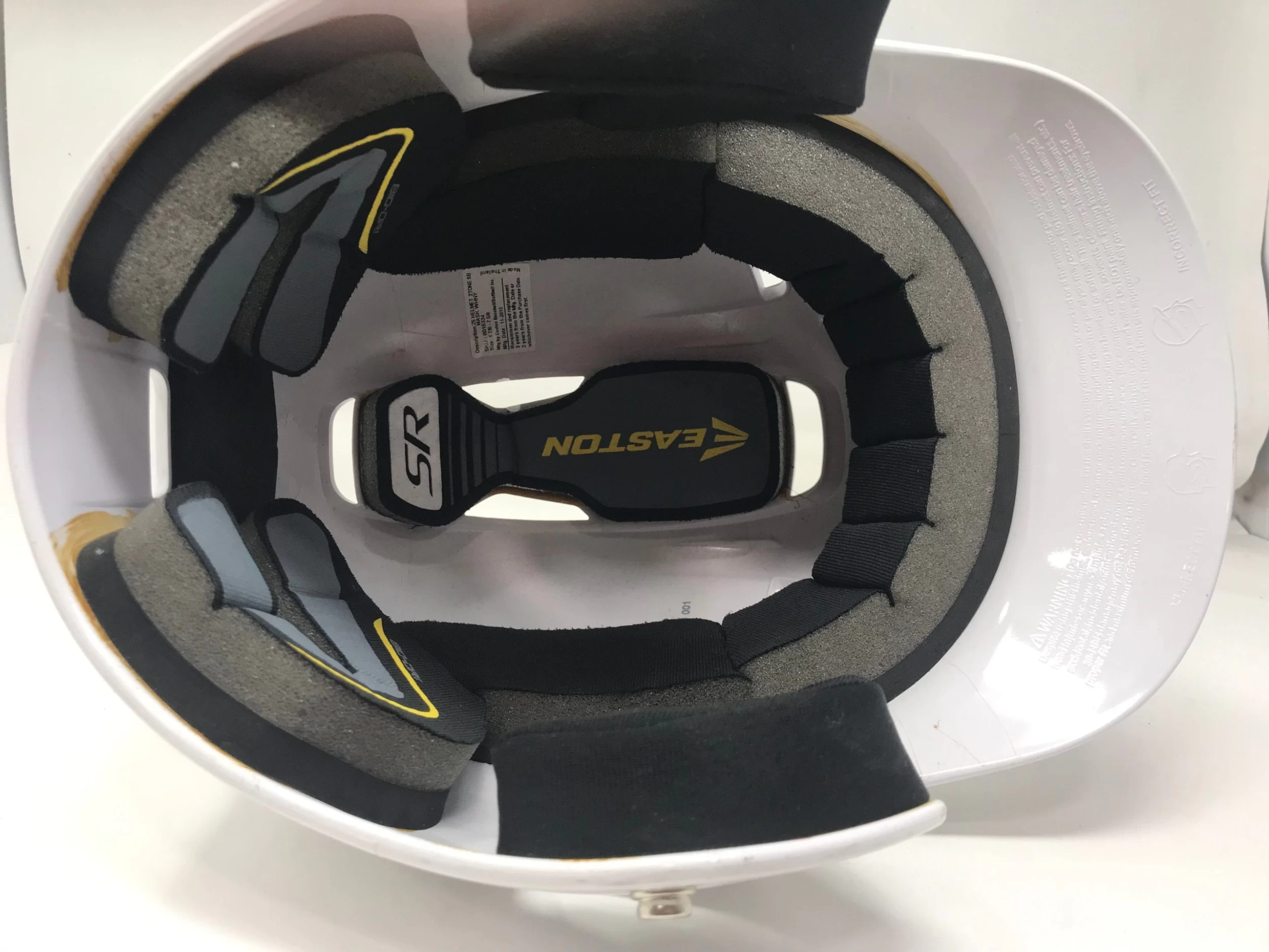 New, Other Easton Z5 2 Tone Senior Fastpitch Batting Helmet 6 7/8 7 5/8 Wht/Nvy - Image 5