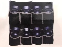 New Other Easton Hanging Helmet Bag Baseball Black Nylon Construction 8 Helmets