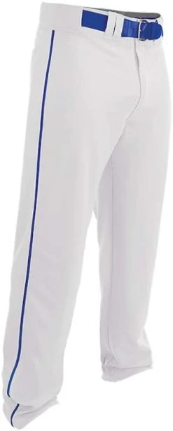 New Easton Baseball Rival Pants Youth Small White/Royal A164462