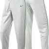 EASTON New Nike Swingman Dri-FIT Youth Piped Baseball Pants-White/Green Medium