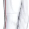 New Easton Baseball Quantum Plus Piped Pants Adult Large White/Red A164617