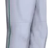 New Easton Baseball Quantum Plus Piped Pants Adult Medium Gray/Navy A164617