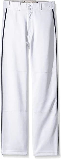 New Easton Baseball Mako 2 Pant Youth X-Large White/Navy Piping