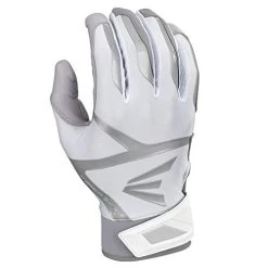 New Easton Z7 VRS Hyperskin Youth Batting Gloves White/Silver Large