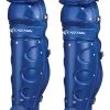 New Easton Leg Guards Natural Adult Baseball Catcher's Royal Ages 15+