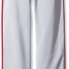 New Easton Baseball Mako 2 Pant Youth X-Large Grey/Red Piping
