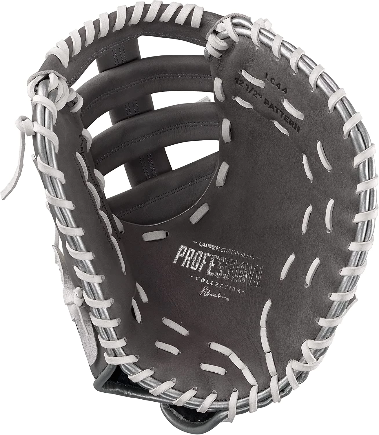 New Easton Lauren Chamberlain Professional Collection Series RHT FP 1st Base 12.5" Gry/WHt - Image 2