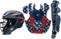New EASTON ELITE X Baseball Catchers Adult Equipment Box Set 2021 Stars Stripes