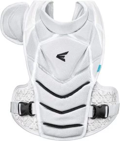 New Easton Jen Schro The Very Beat Softball Catchers Chest Protector 16" Wht/Blk