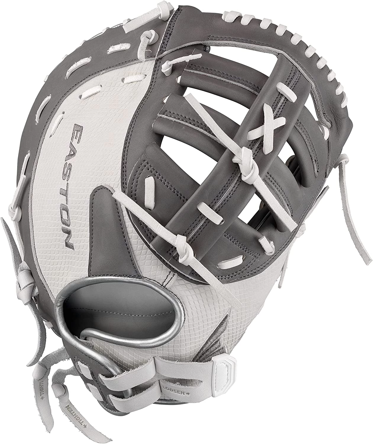 New Easton Lauren Chamberlain Professional Collection Series RHT FP 1st Base 12.5" Gry/WHt