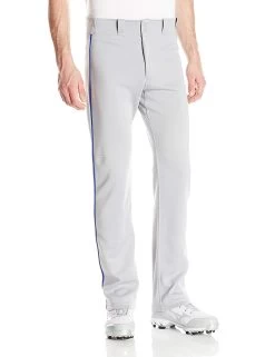 New Easton Baseball Mako 2 Piped Pants Adult Medium Grey/Royal A167101