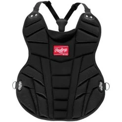 EASTON New Rawlings Blackhawk Chest Protector Baseball 14" Intermediate Black Ages 12+
