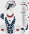 Easton Jen Schro The Very Best Stars & Stripes Youth Small Fastpitch Softball Catchers Gear Set A165464SS