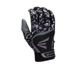 New Easton Youth HS7 Large Hyperskin Batting Gloves Black Camo