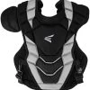 New Easton Pro X Chest Protector Adult 15+ Blk/Silver Baseball Catchers