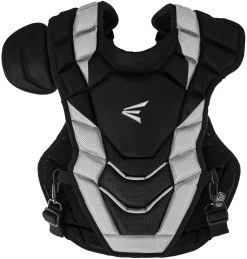 New Easton Pro X Chest Protector Adult 15+ Blk/Silver Baseball Catchers