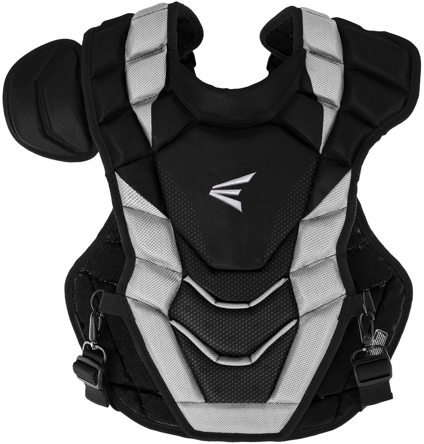 New Easton Pro X Chest Protector Adult 15+ Blk/Silver Baseball Catchers