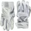 New Easton Womens Zf7 VRS Hyperskin Fastpitch Batting Gloves Whit/Silver Medium